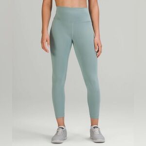 Lululemon Wunder Train High-Rise Tight 25" | Misty Glade | Size 14 | EUC!!✅🏋️